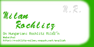 milan rochlitz business card